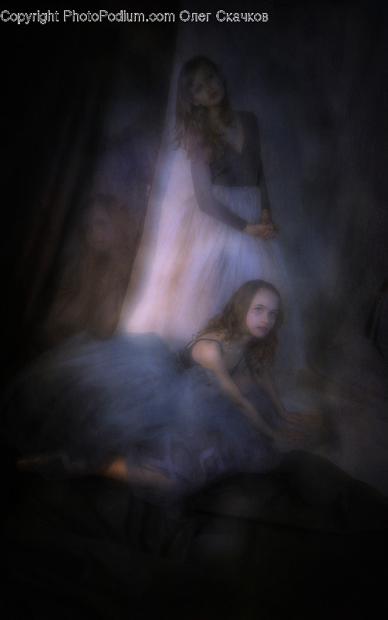 Human, People, Person, Mosquito Net, Art