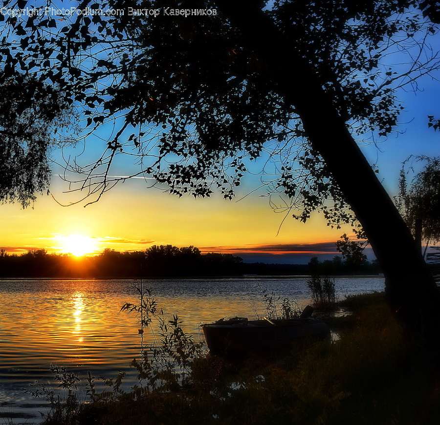 Dawn, Dusk, Nature, Outdoors, Red Sky