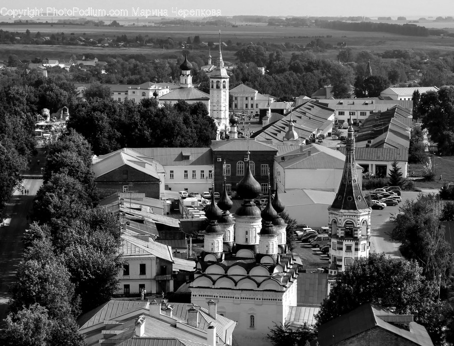 Building, City, Town, Urban, Countryside