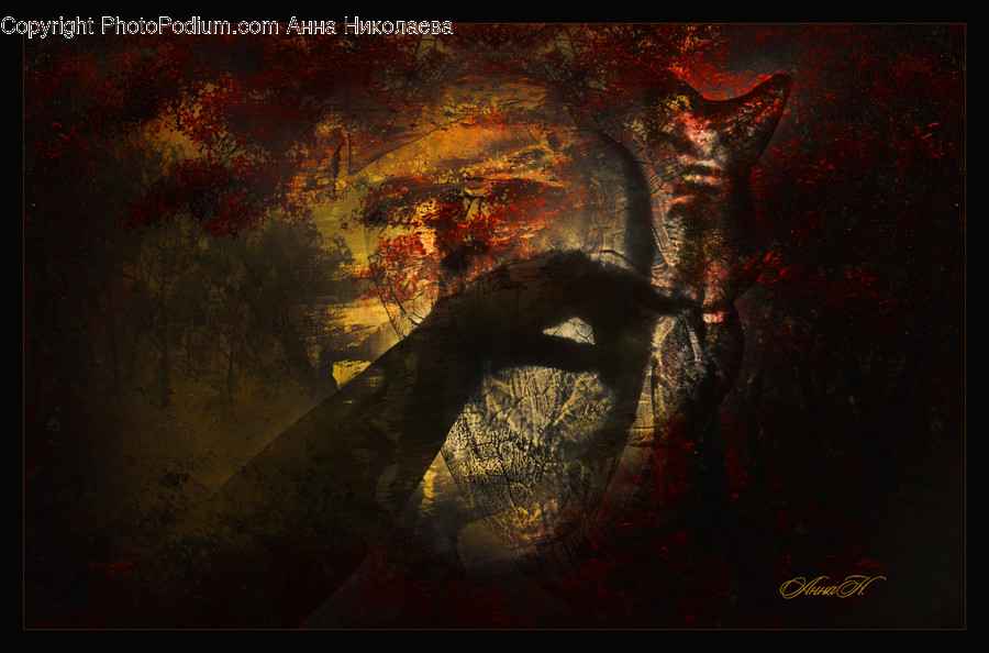 Cave, Nature, Art, Modern Art