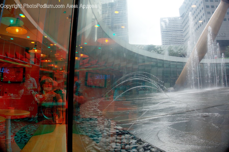 Fountain, Water, Art, Jar, Boutique