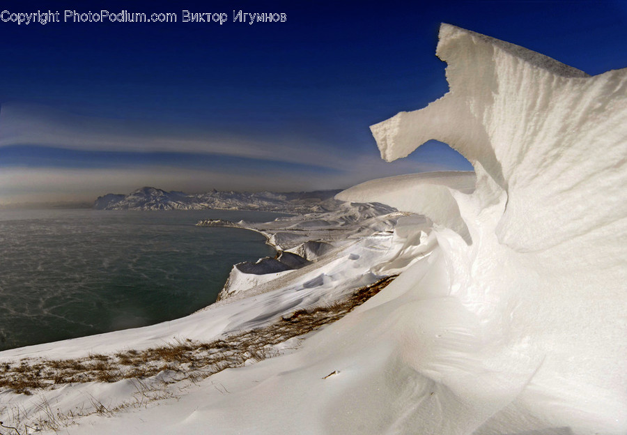 Glacier, Ice, Mountain, Nature, Outdoors