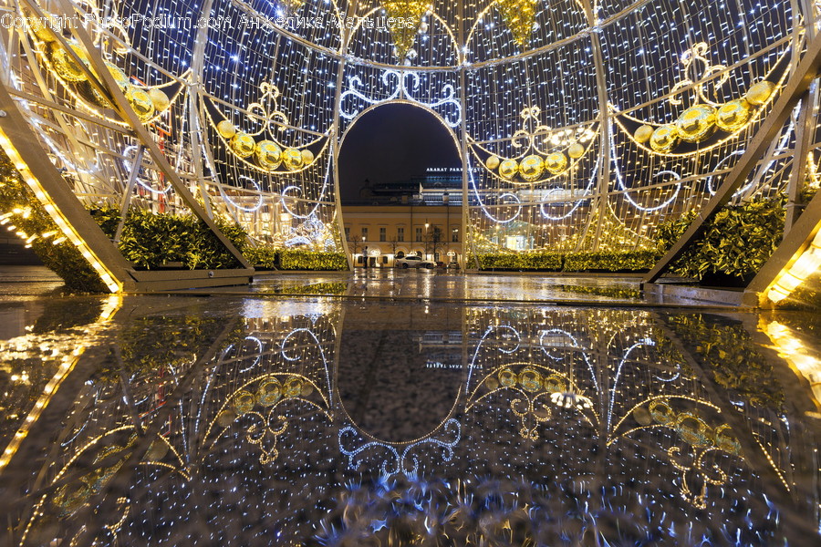 Fountain, Water, Architecture, Building, Dome