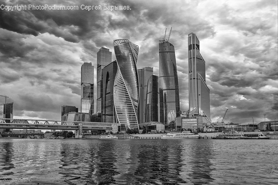 Building, City, Town, Urban, Waterfront