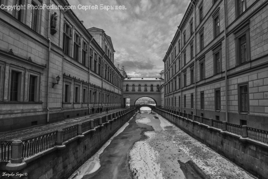 Canal, Outdoors, Water, Alley, Alleyway