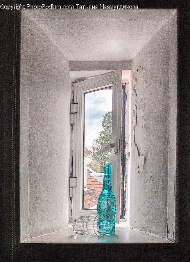 Window, Bottle, Corridor, Beverage, Drink