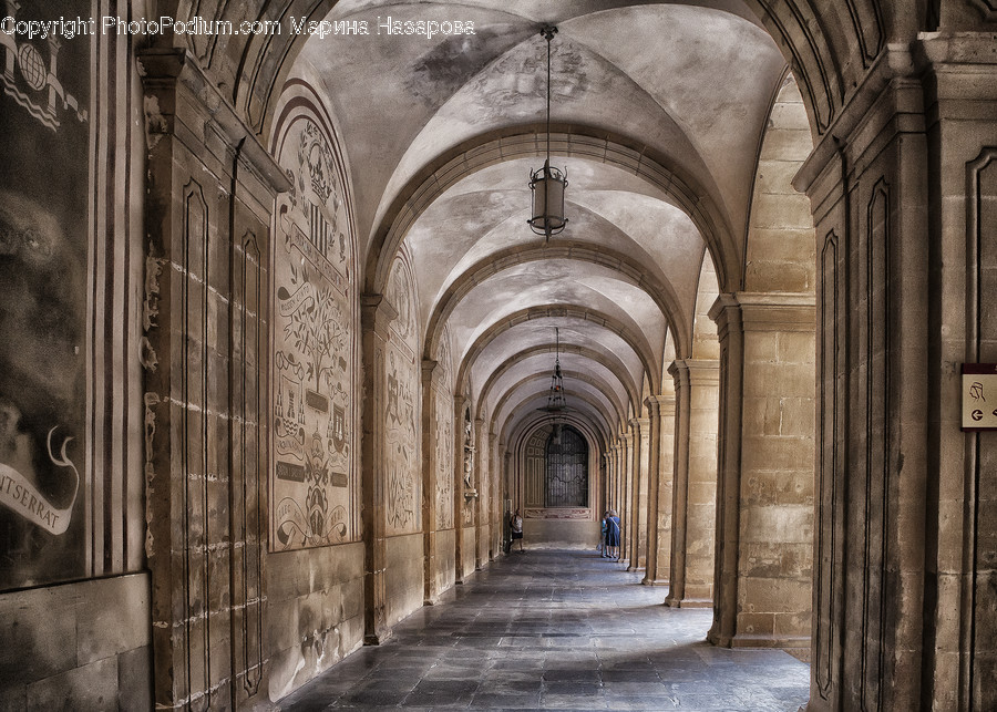Aisle, Indoors, Architecture, Building, Column