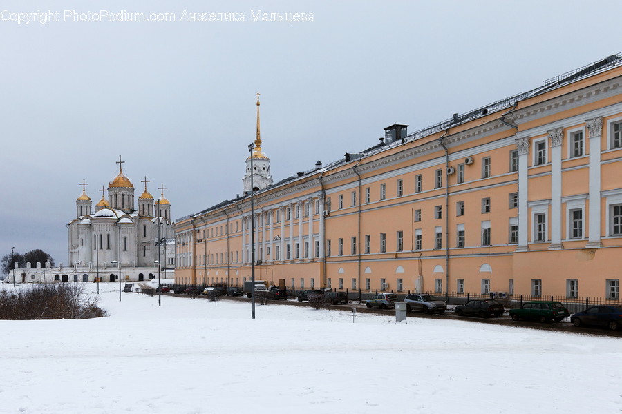 Outdoors, Snow, Architecture, Building, City