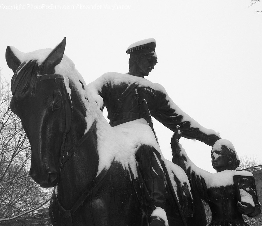 Animal, Horse, Mammal, Art, Sculpture
