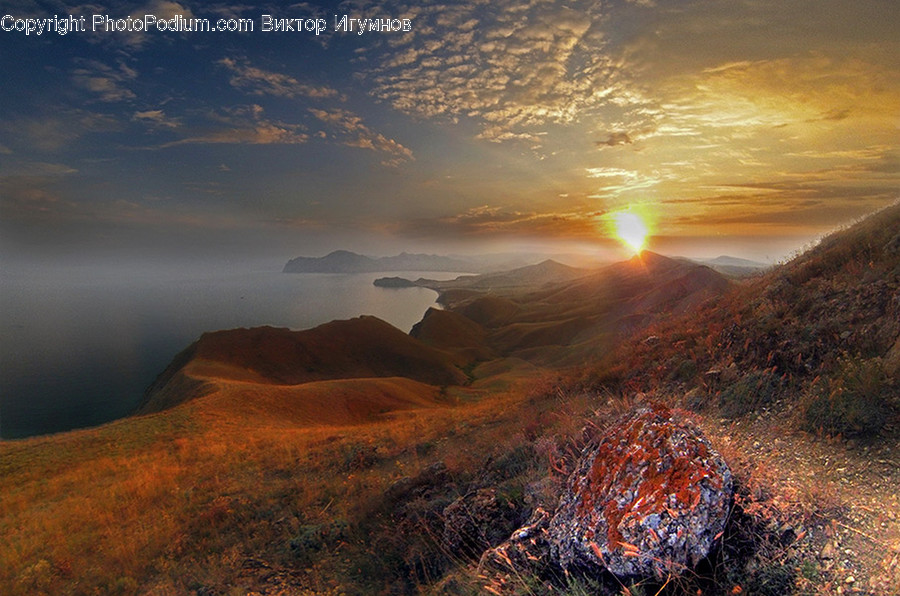 Dawn, Dusk, Nature, Outdoors, Red Sky