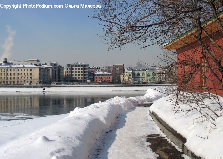 Blizzard, Outdoors, Snow, Weather, Winter, Ice, Bench