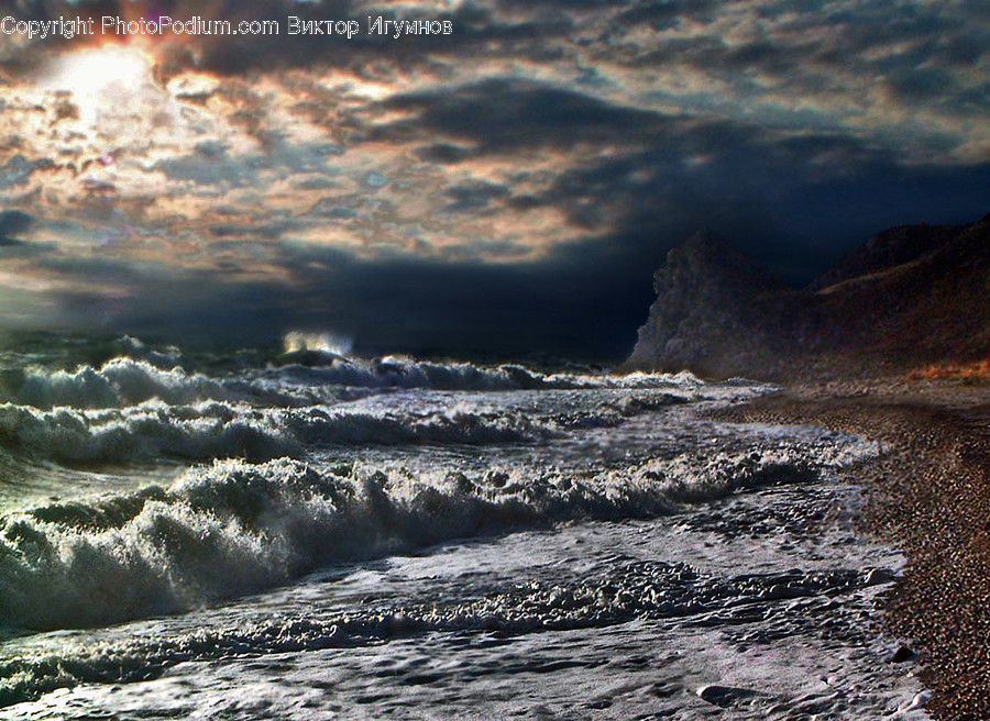 Nature, Ocean, Outdoors, Sea, Sea Waves