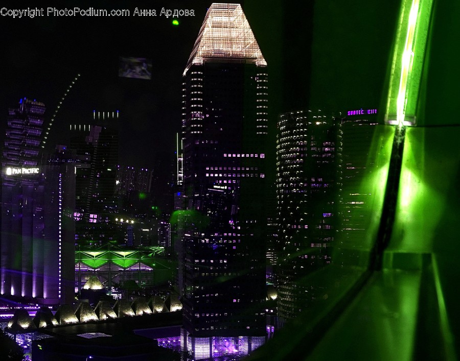 Building, City, Town, Urban, Downtown