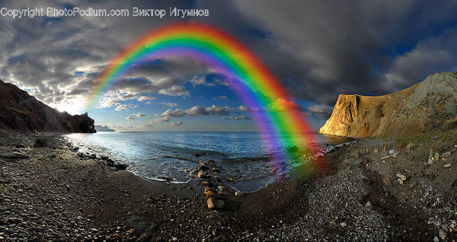 Nature, Outdoors, Rainbow, Sky, Landscape