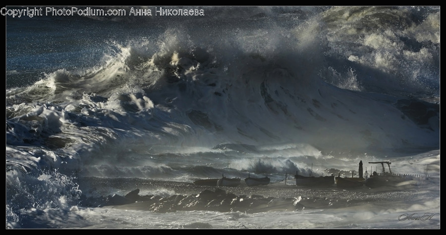 Nature, Ocean, Outdoors, Sea, Sea Waves