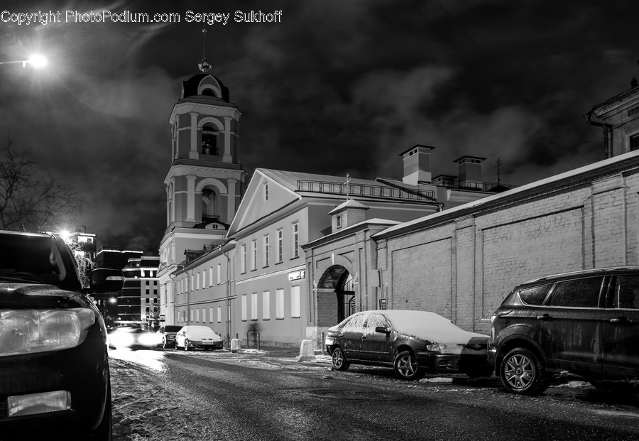 Architecture, Building, Church, Worship, Parking
