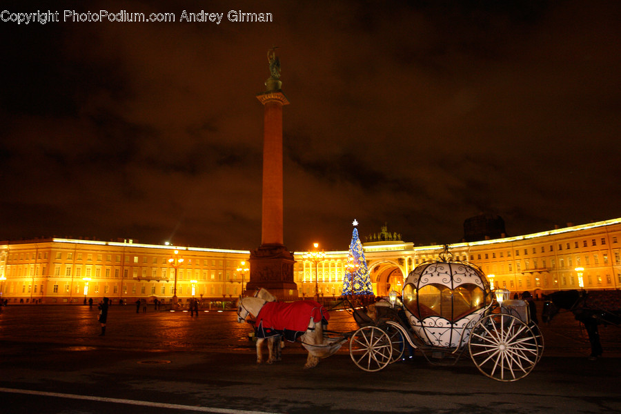 Carriage, Transportation, Vehicle, Animal, Horse