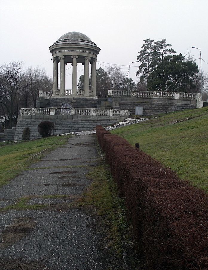 Gazebo, Soil, Flora, Grass, Plant