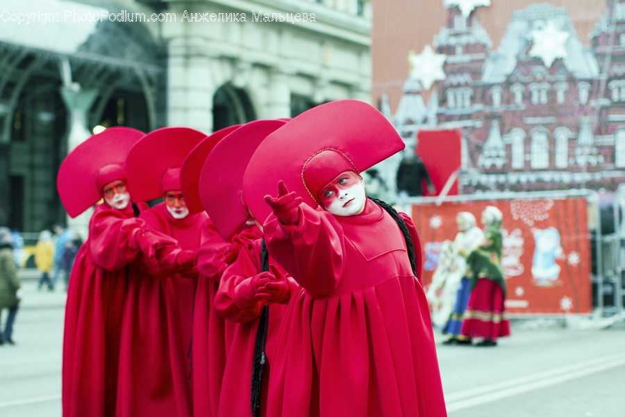 Clown, Human, Performer, Person, Crowd