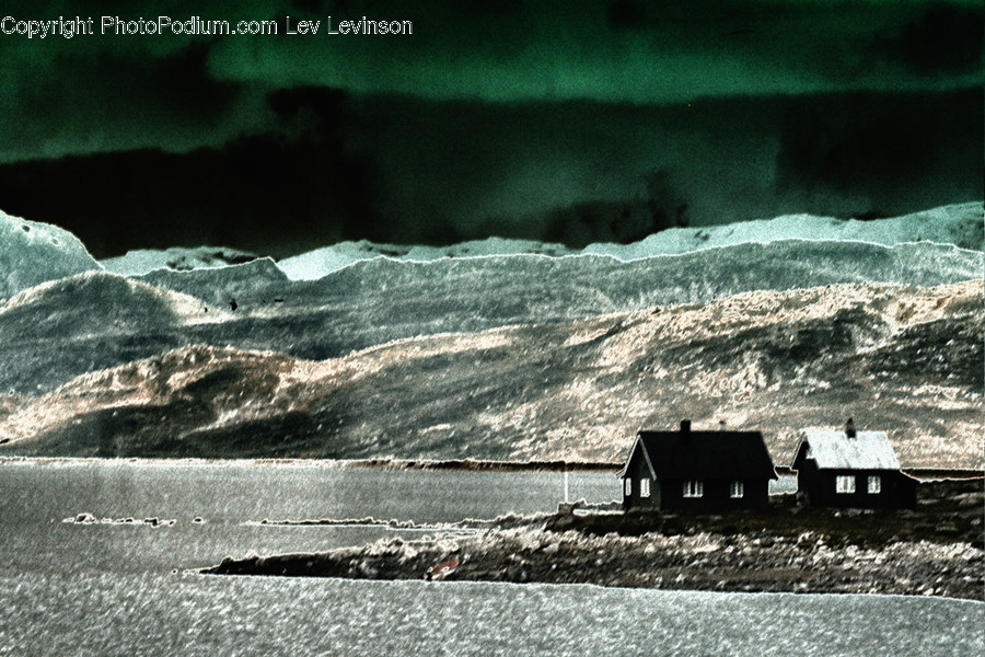 Building, Cottage, House, Housing, Glacier