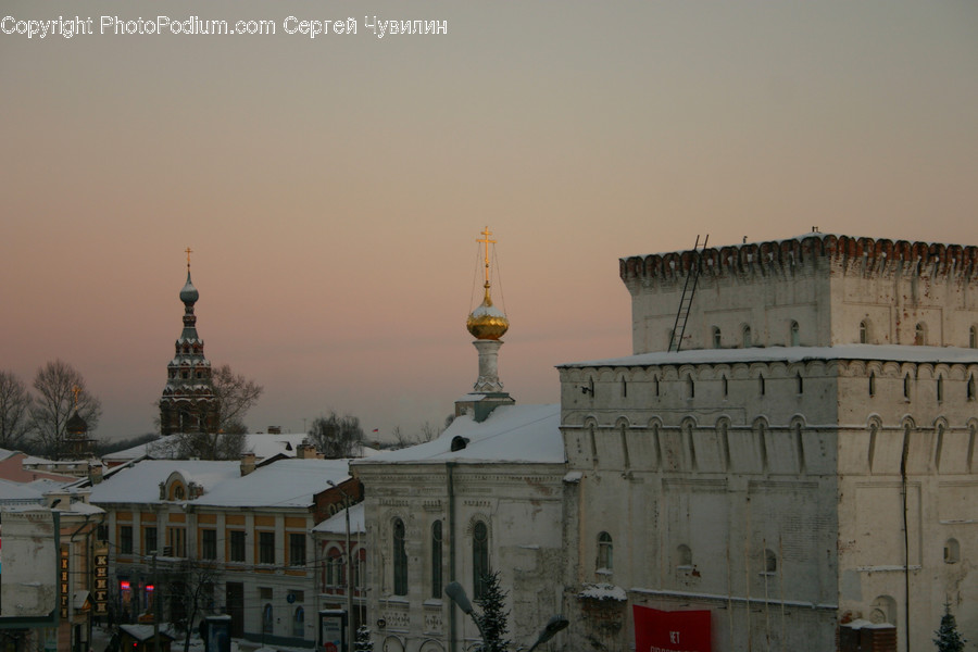 Outdoors, Snow, Architecture, Building, Dome