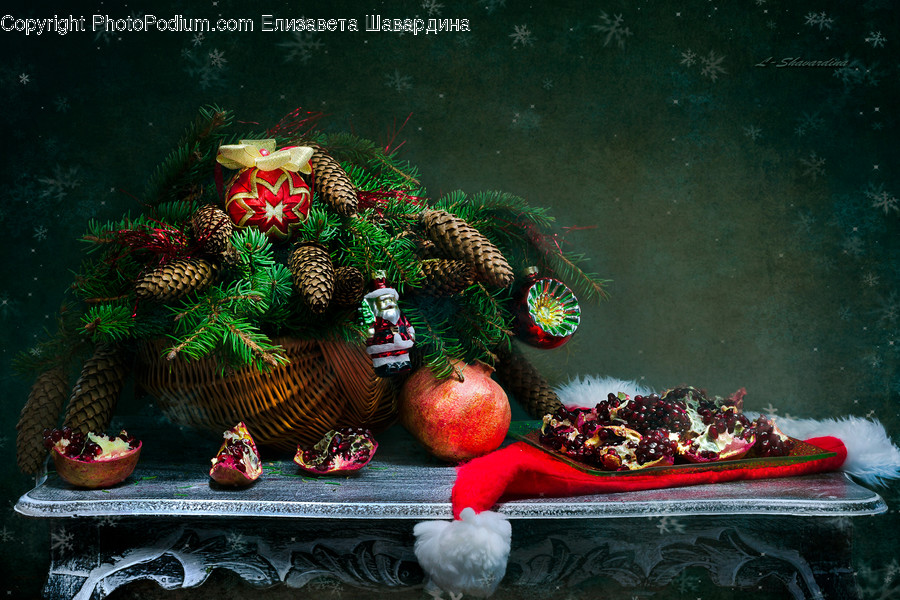 Flora, Food, Fruit, Plant, Pomegranate