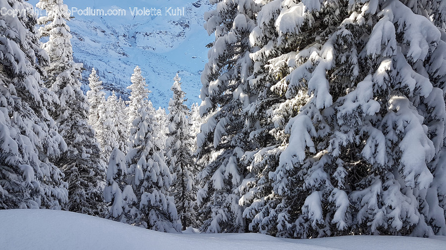 Outdoors, Snow, Alps, Mountain, Nature