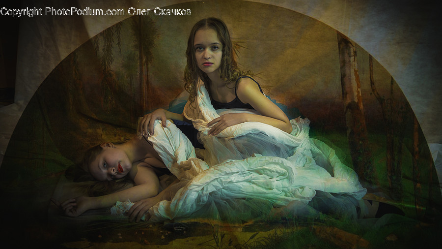 Human, People, Person, Mosquito Net, Asleep