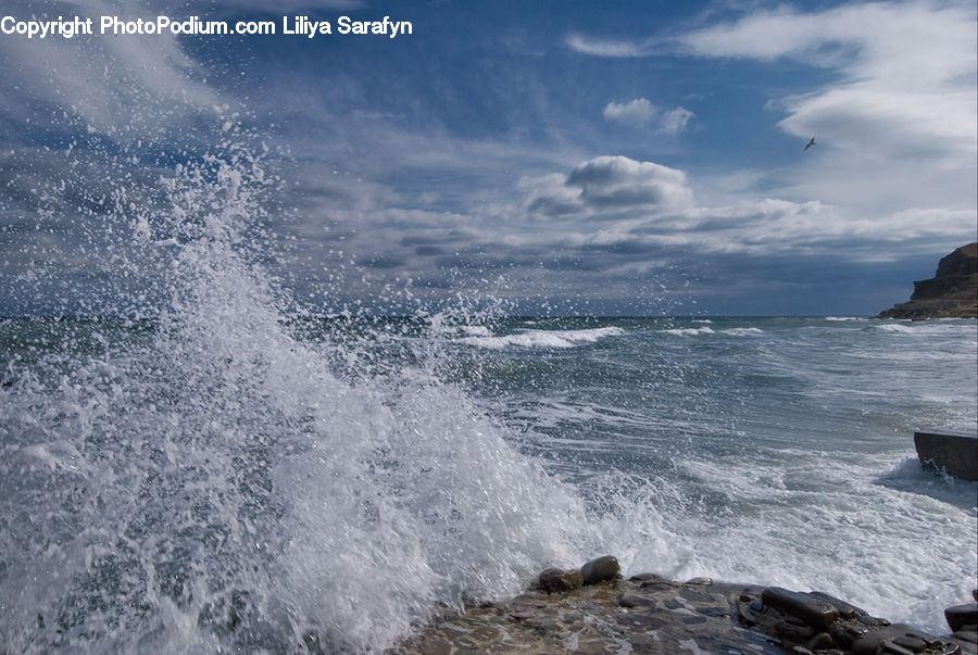 Outdoors, Sea, Sea Waves, Water, Coast, Ocean, Beach