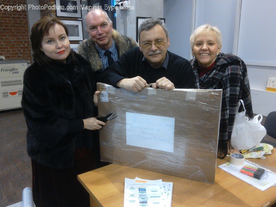 Human, People, Person, Box, Cardboard