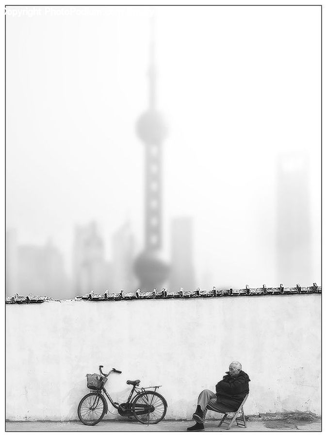 People, Person, Human, Sitting, Moped, Motor Scooter, Motorcycle