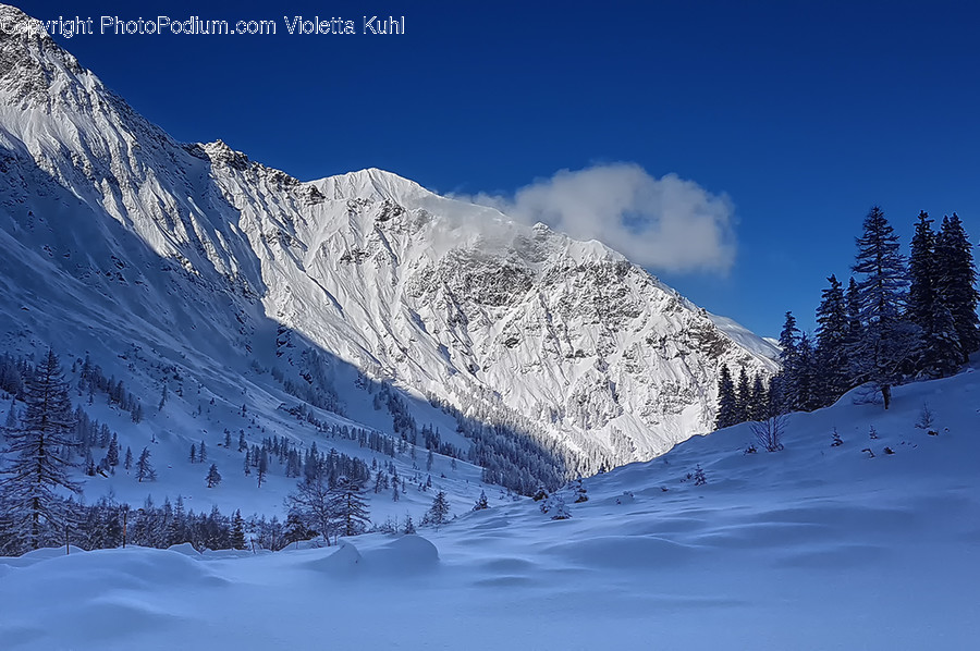 Glacier, Ice, Mountain, Nature, Outdoors