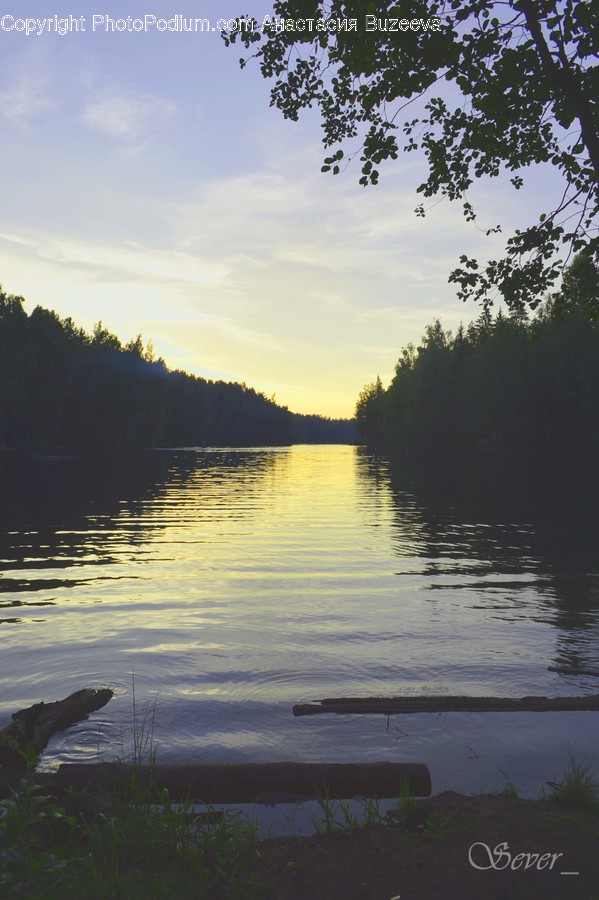 Lake, Outdoors, Water, Dock, Pier