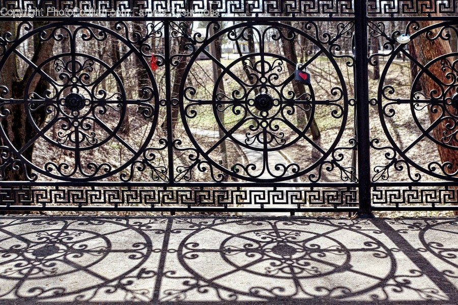 Arabesque Pattern, Art, Ornament, Stained Glass, Brick
