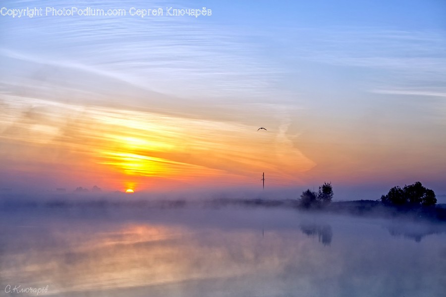 Dawn, Dusk, Nature, Outdoors, Red Sky