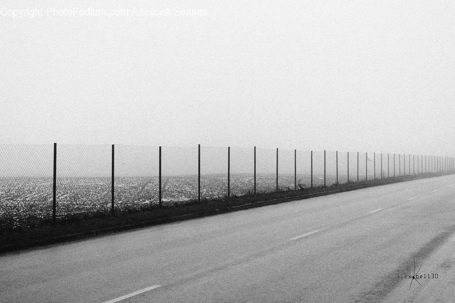 Road, Field, Asphalt, Tarmac, Soil