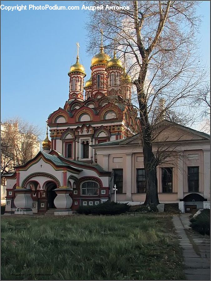 Architecture, Church, Worship, Building, Housing, Villa, Downtown