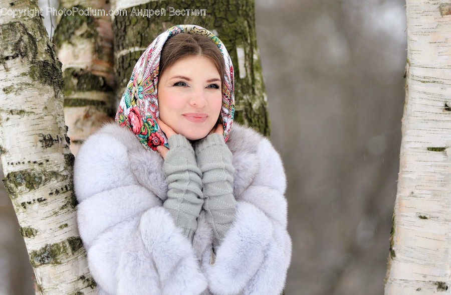 Human, People, Person, Birch, Flora