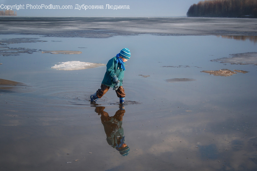 Puddle, Lagoon, Lake, Outdoors, Water