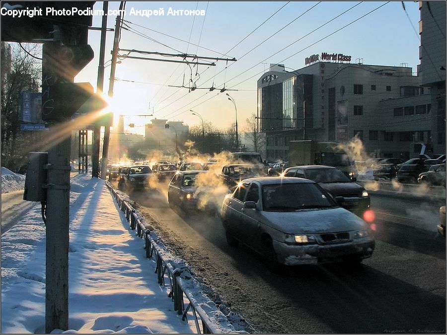 Automobile, Car, Vehicle, People, Person, Human, Parking