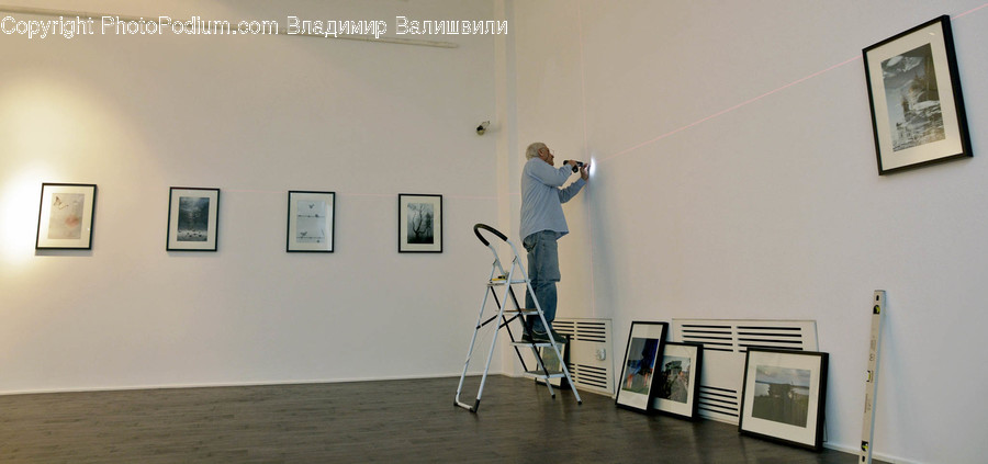 Art, Art Gallery, Plaque, Tripod, Apartment