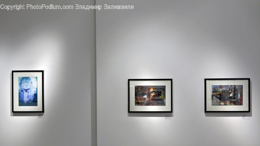 Art, Art Gallery, Modern Art, Screen, Dining Room