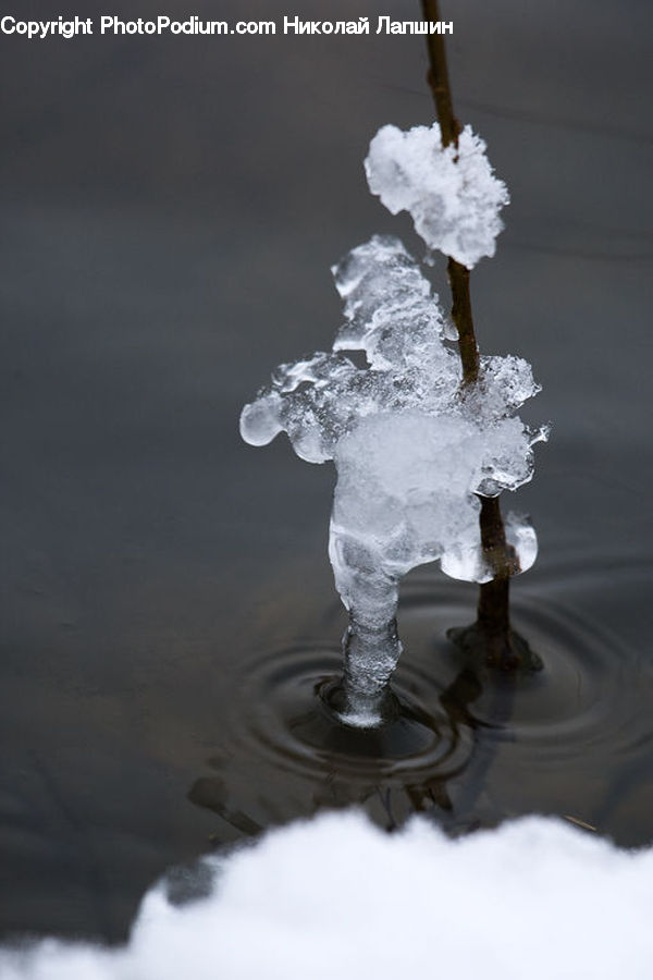 Ornament, Ice, Outdoors, Snow, Sea, Sea Waves, Water