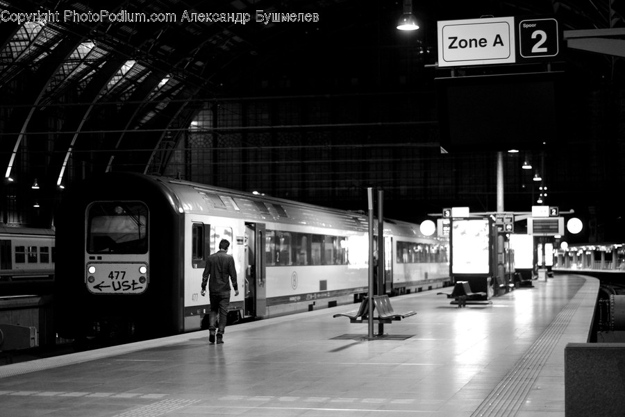 Train, Transportation, Vehicle, Subway, Terminal