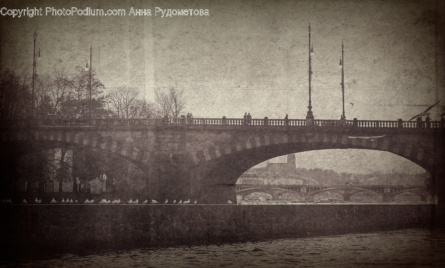 Bridge, Building, Arch, Arched, Architecture