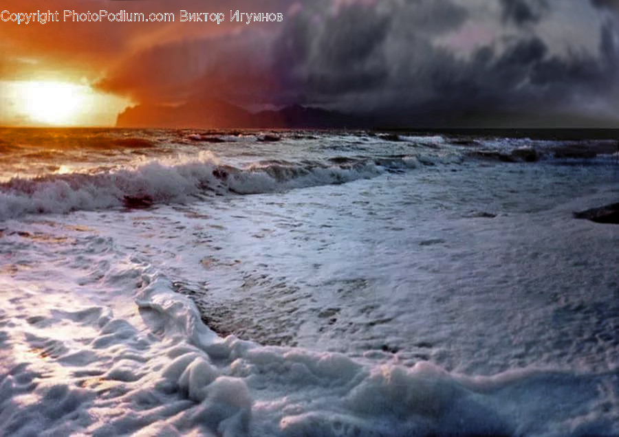 Nature, Storm, Weather, Ocean, Outdoors