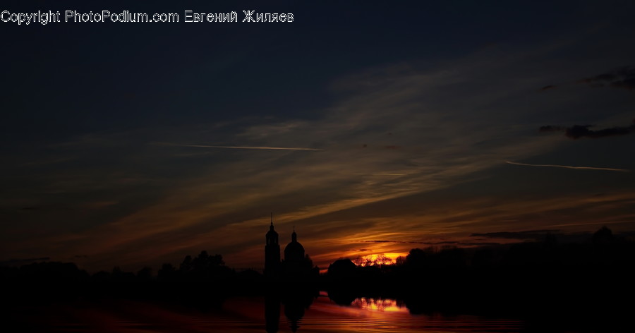 Dawn, Dusk, Nature, Outdoors, Red Sky