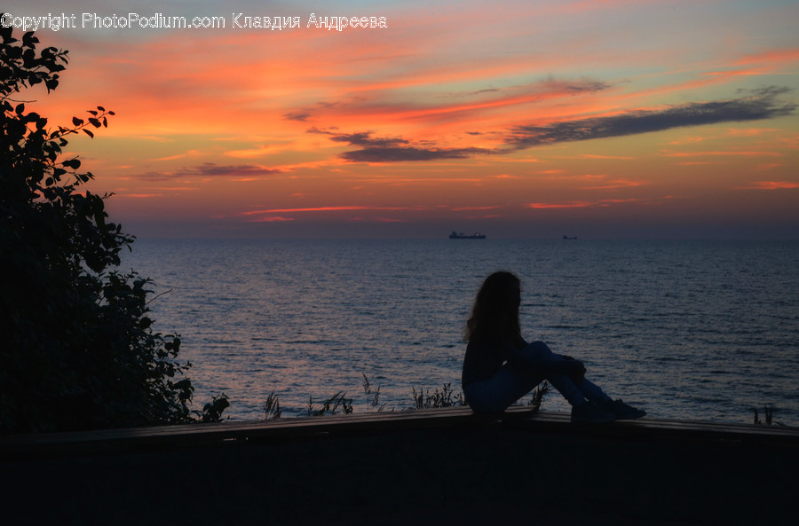Dawn, Dusk, Nature, Outdoors, Red Sky