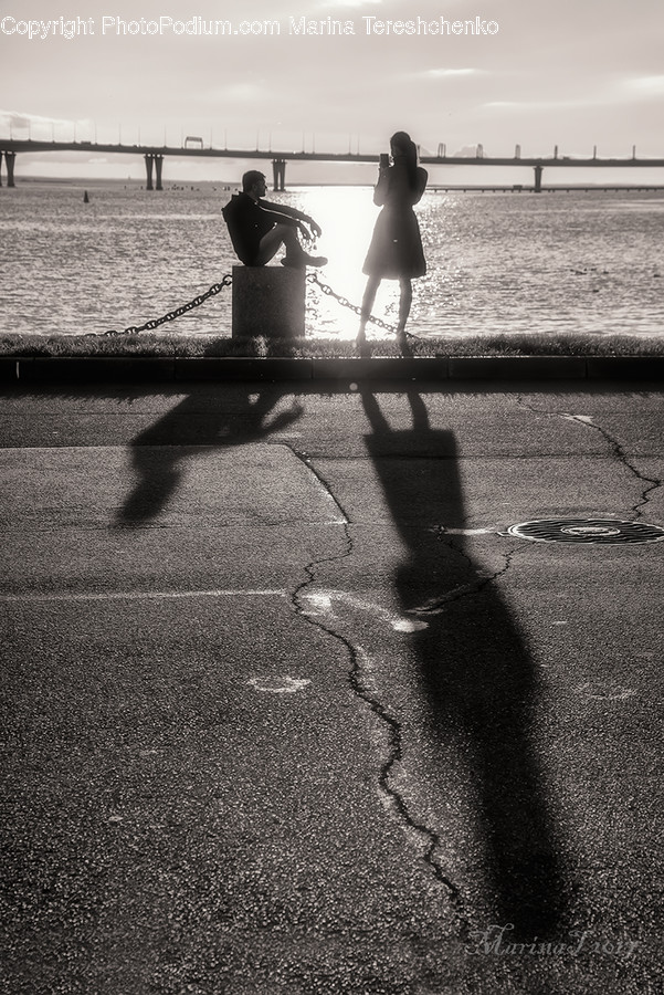 Human, People, Person, Asphalt, Tarmac