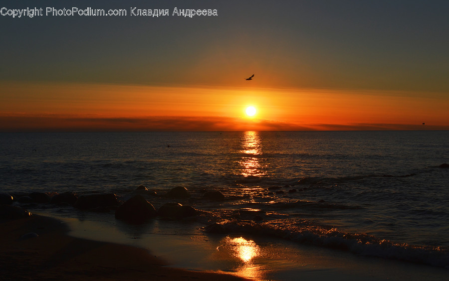 Dawn, Dusk, Nature, Outdoors, Red Sky